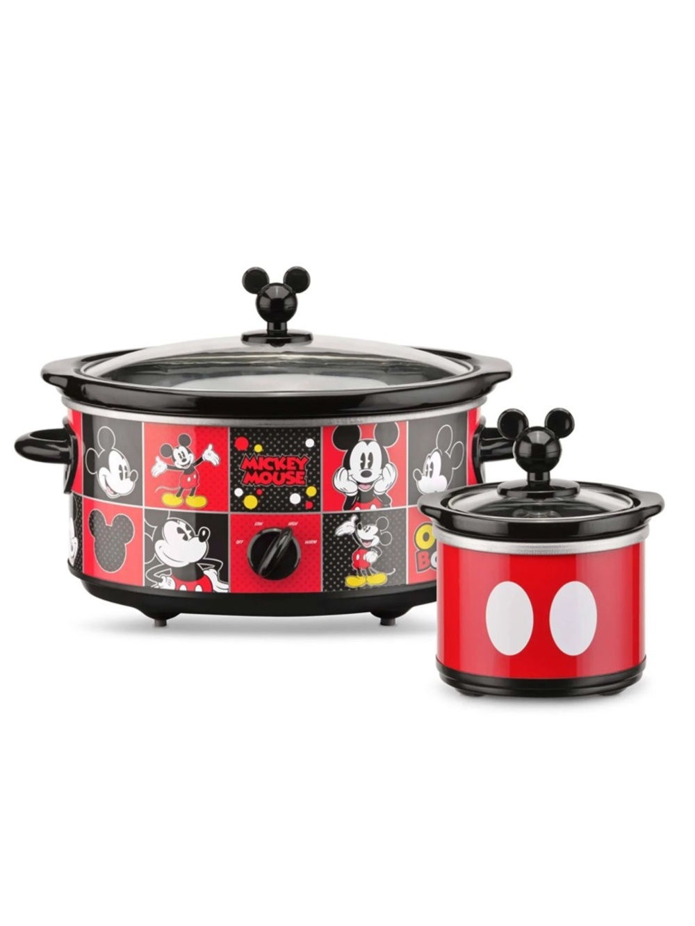 Mickey Mouse 5-Quart Slow Cooker with 20 oz Dipper